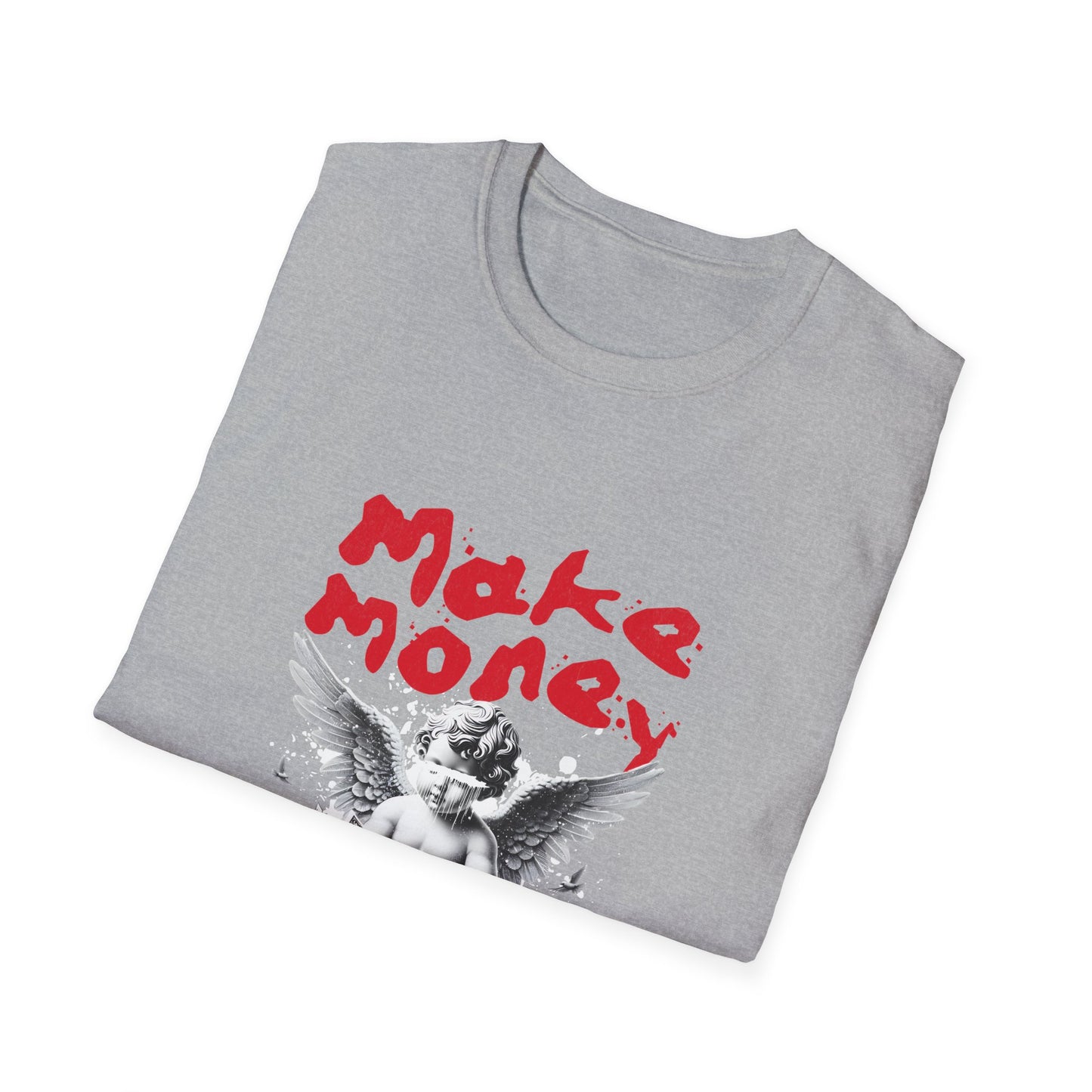 Make Money Angel T-Shirt, Unisex Graphic Tee, Casual Fashion, Gift for Entrepreneurs, Motivational Shirt