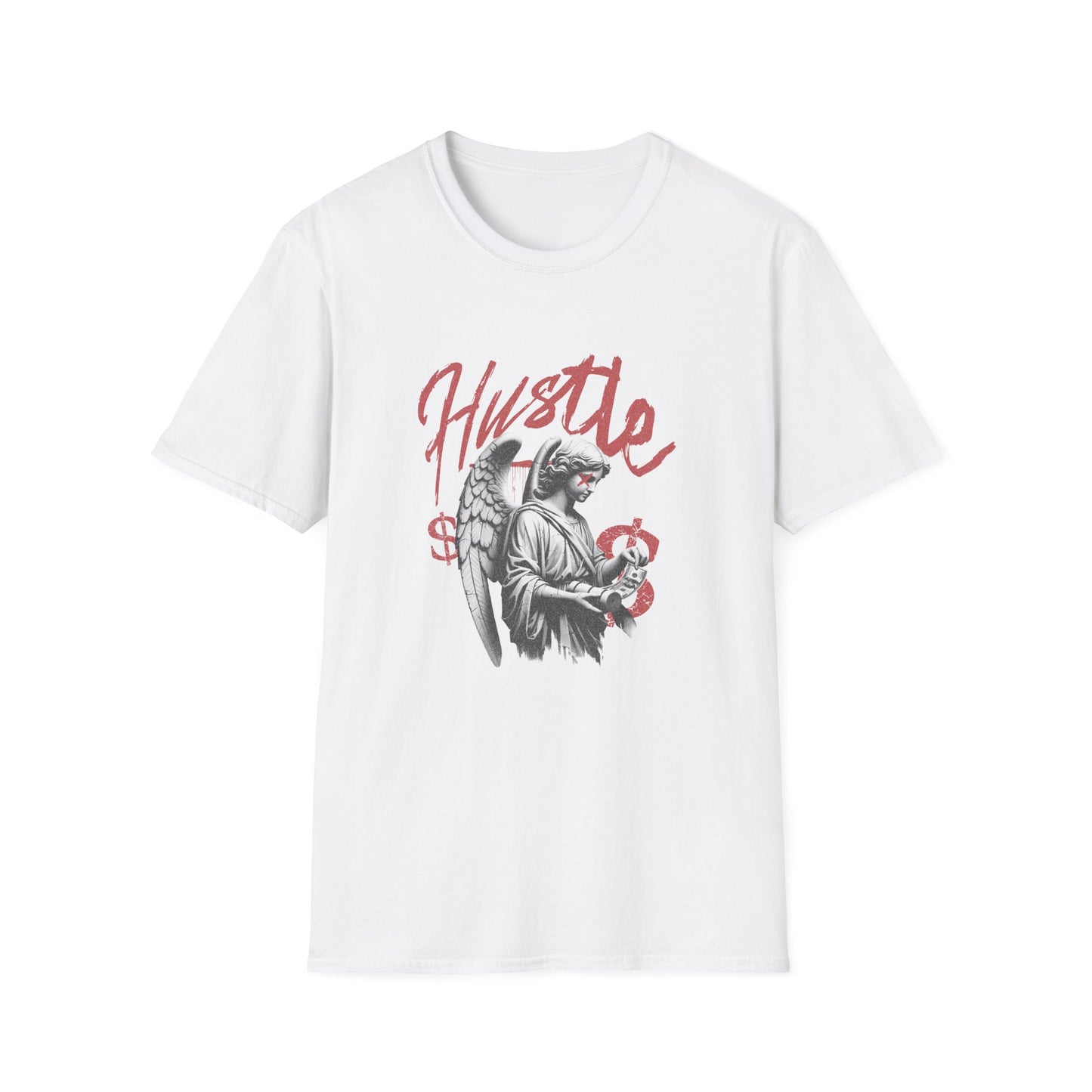 Hustle Unisex Softstyle T-Shirt - Motivational Tee for Entrepreneurs, Gifts for Graduates, Casual Wear, Street Style