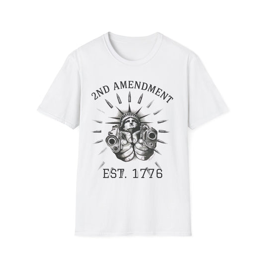 T-Shirt - Bad Ass American Liberty 2nd Amendment Patriot Tee