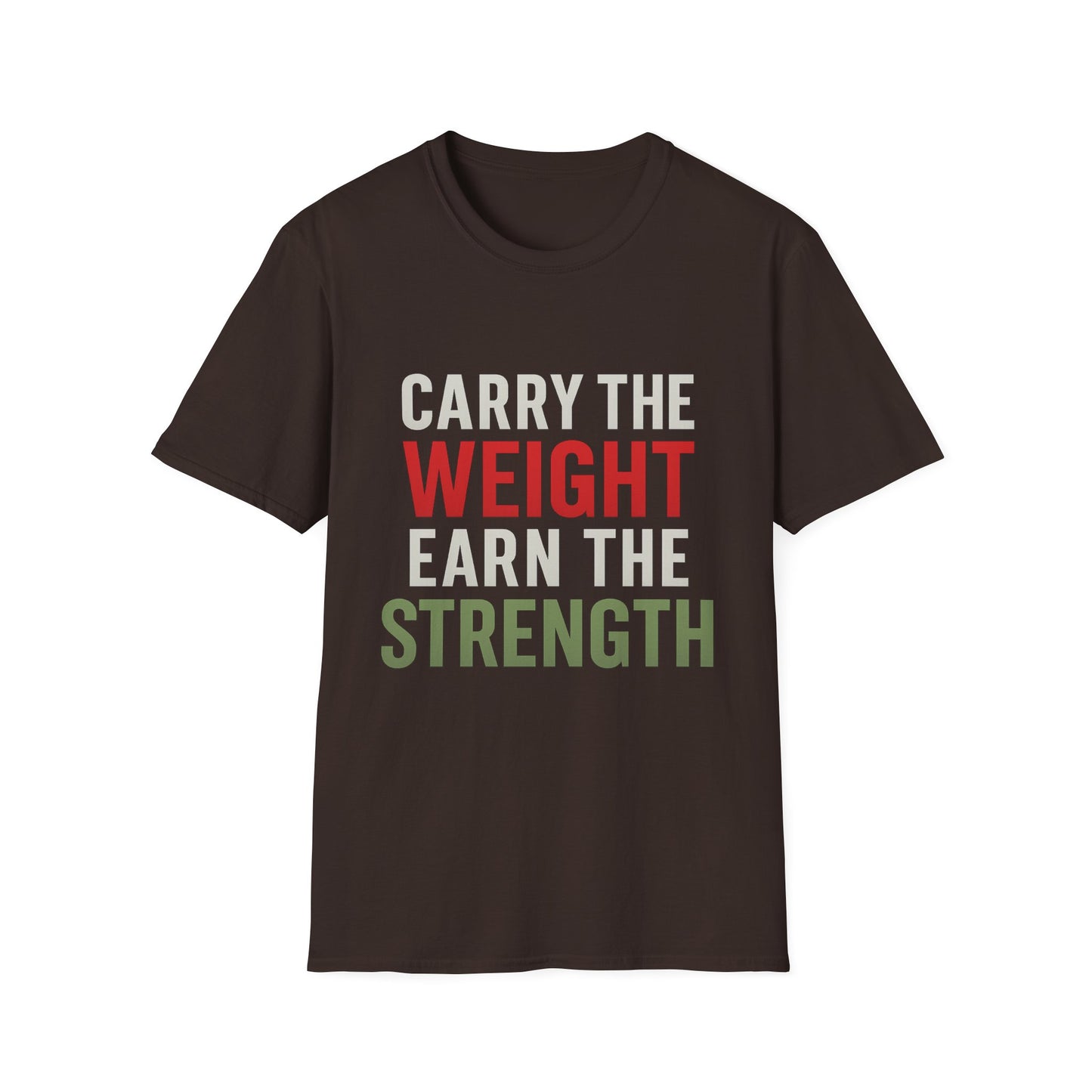 Strength Motivational T-Shirt, Gym Wear, Workout Top, Fitness Gift, Unisex Casual Tee