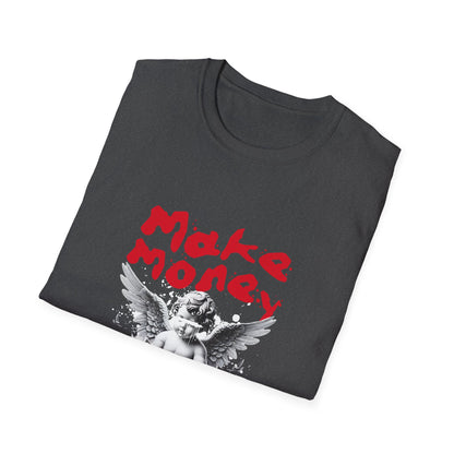 Make Money Angel T-Shirt, Unisex Graphic Tee, Casual Fashion, Gift for Entrepreneurs, Motivational Shirt