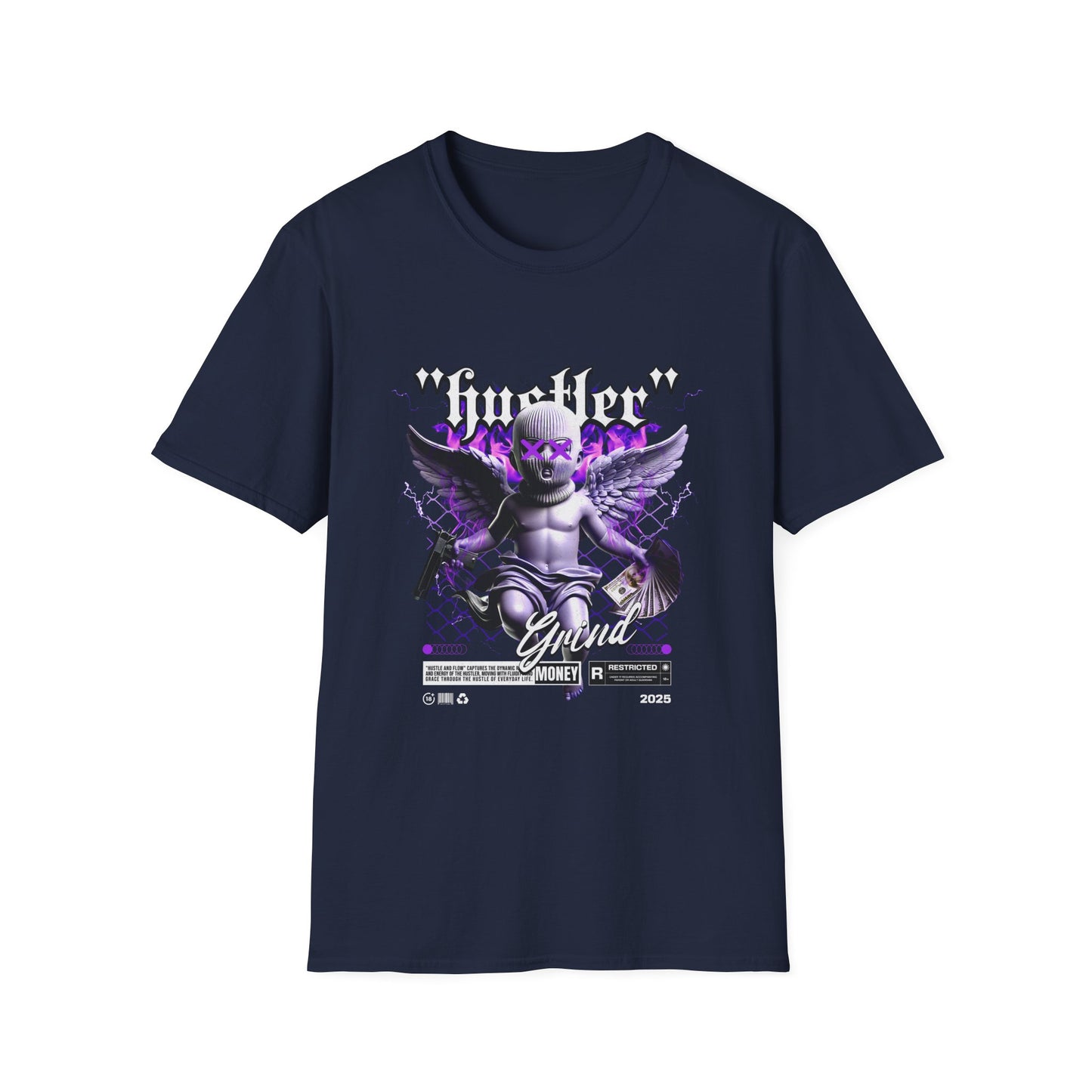 Vibrant Graphic Tee for Music Lovers, Unisex Softstyle T-Shirt, Casual Wear, Gift for Him/Her, Streetwear, Celebration Outfit
