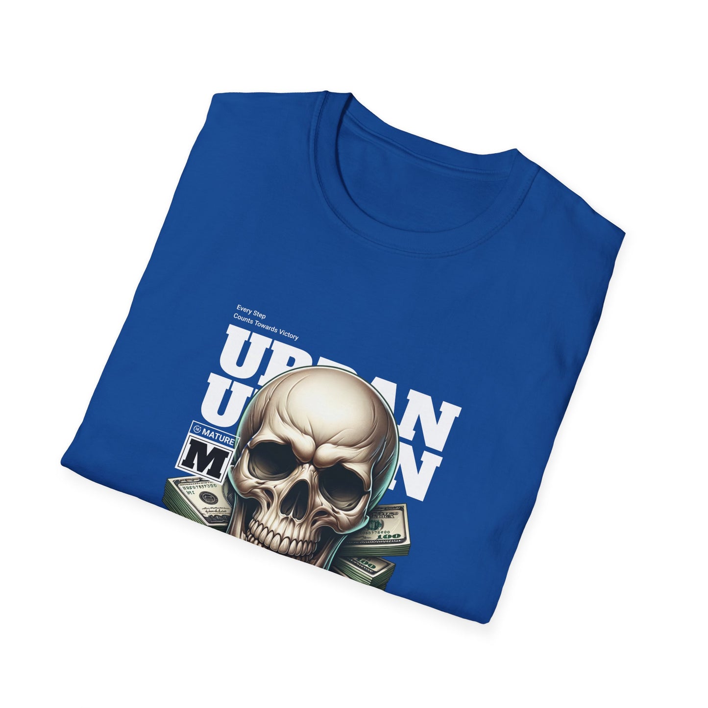 Urban Skull Graphic T-Shirt, Casual Style, Unisex Tee, Festival Wear, Gift for Friends, Streetwear, Halloween Fashion