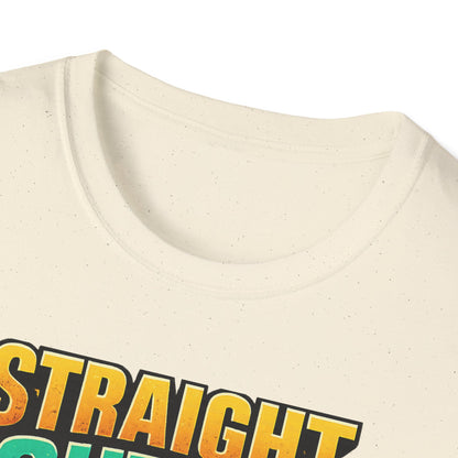 Straight Outta Patience Unisex T-Shirt - Funny Graphic Tee for Men and Women, Gift for Birthdays, Anniversaries, Casual Wear, Humor Fashion