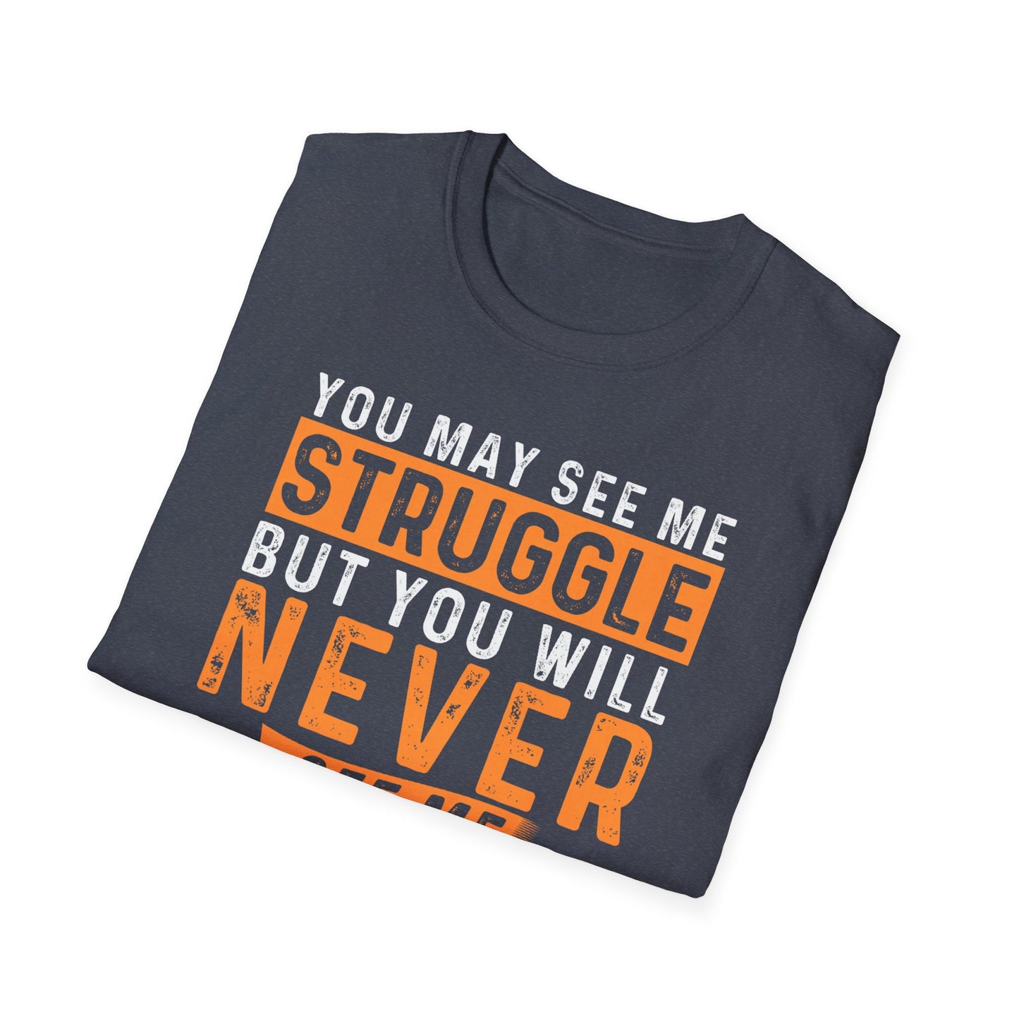 Motivational Quote T-Shirt - 'Never Quit' Inspiration
