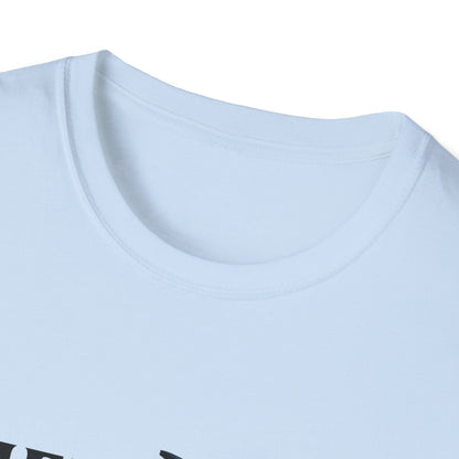 Funny Graphic Tee, Unisex Softstyle T-Shirt with Bat Design, Perfect for Halloween, Casual Wear, Gifts for Friends, Statement Shirt