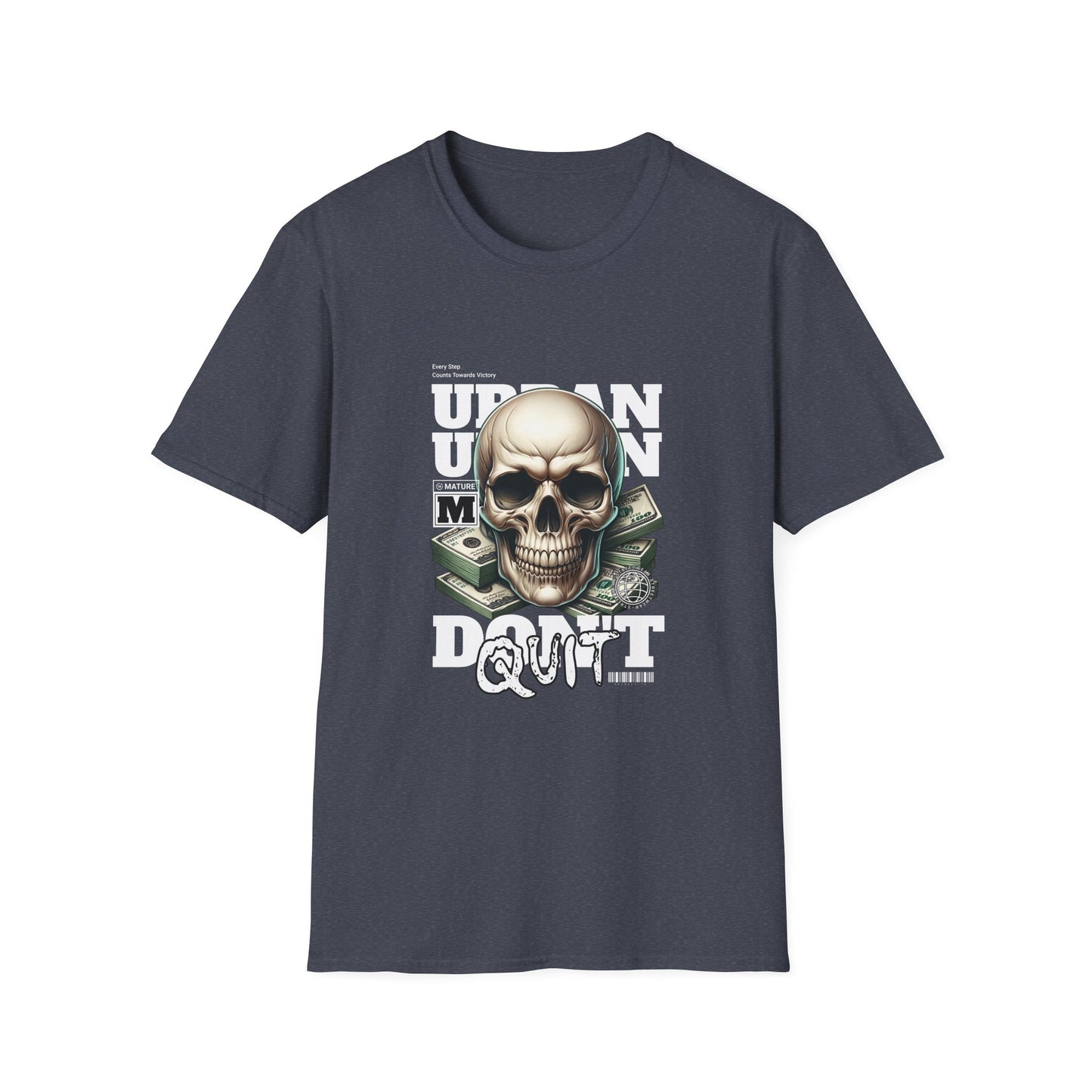 Urban Skull Graphic T-Shirt, Casual Style, Unisex Tee, Festival Wear, Gift for Friends, Streetwear, Halloween Fashion
