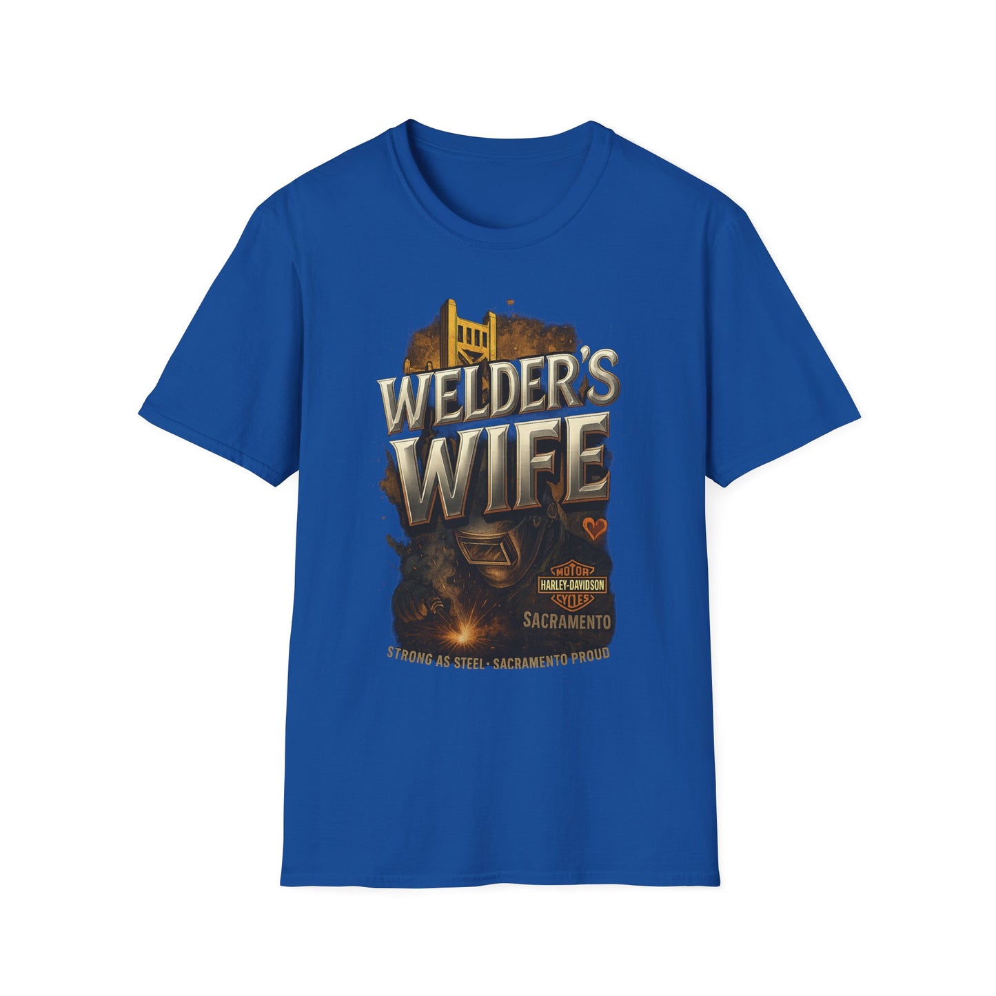 Welder's Wife Unisex T-Shirt, Celebratory Gift, Welding Family Shirt, Mother's Day, Birthday, Everyday Wear