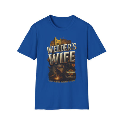 Welder's Wife Unisex T-Shirt, Celebratory Gift, Welding Family Shirt, Mother's Day, Birthday, Everyday Wear