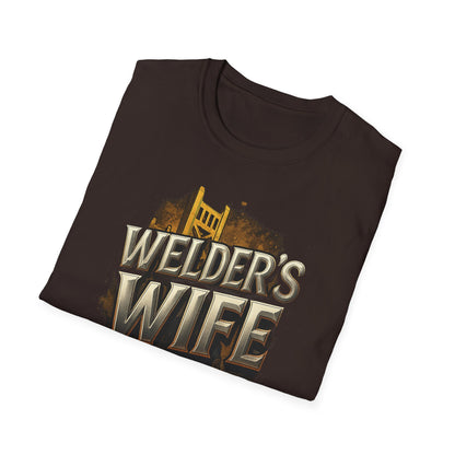 Welder's Wife Unisex T-Shirt, Celebratory Gift, Welding Family Shirt, Mother's Day, Birthday, Everyday Wear