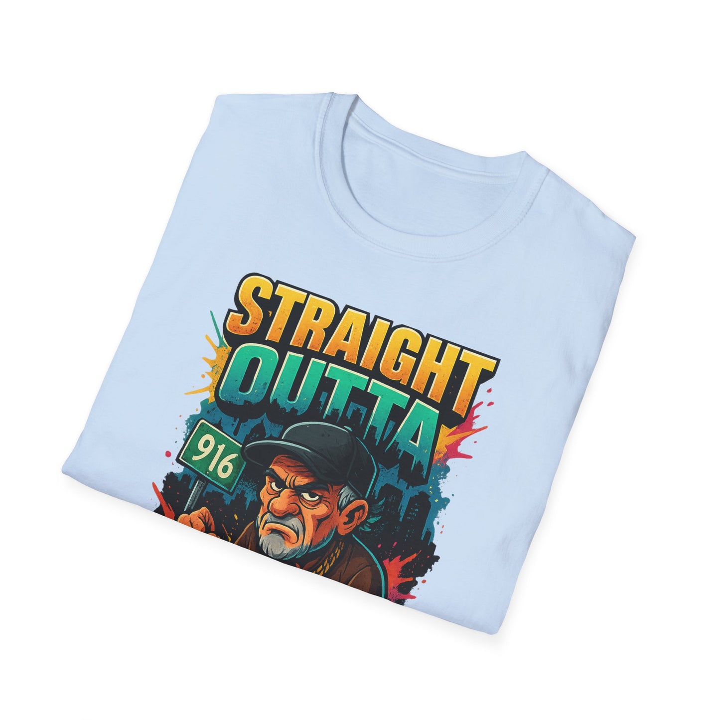 Straight Outta Patience Unisex T-Shirt - Funny Graphic Tee for Men and Women, Gift for Birthdays, Anniversaries, Casual Wear, Humor Fashion