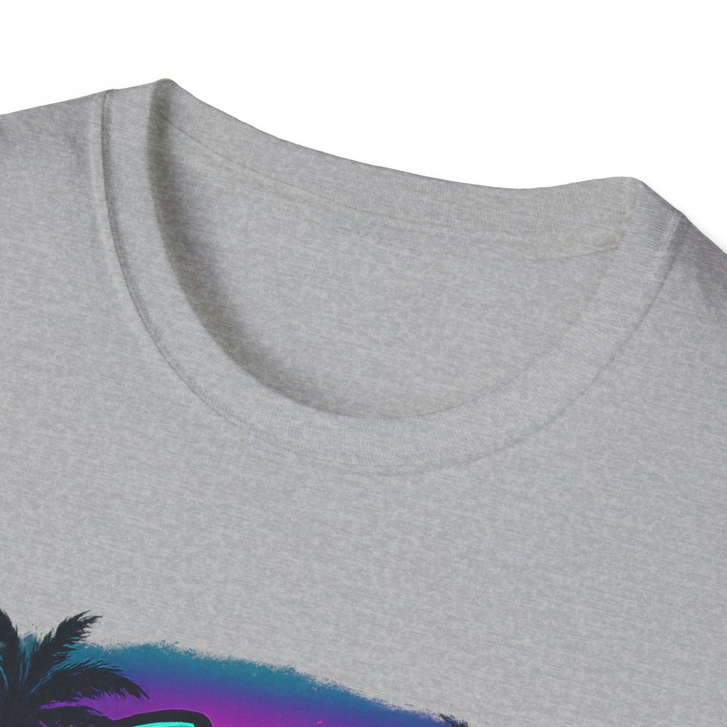 Stay Vibin' Unisex Softstyle T-Shirt, Retro Summer Tee, Cool Graphic Shirt, Gifts for Him, Beach Party Apparel, Casual Wear