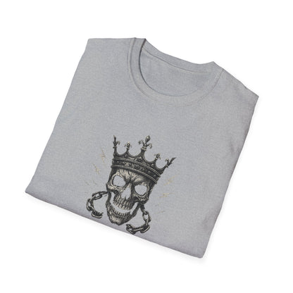Skull Crown Unisex T-Shirt, Rule Yourself Apparel, Edgy Graphic Tee, Streetwear, Self-Empowerment Gift