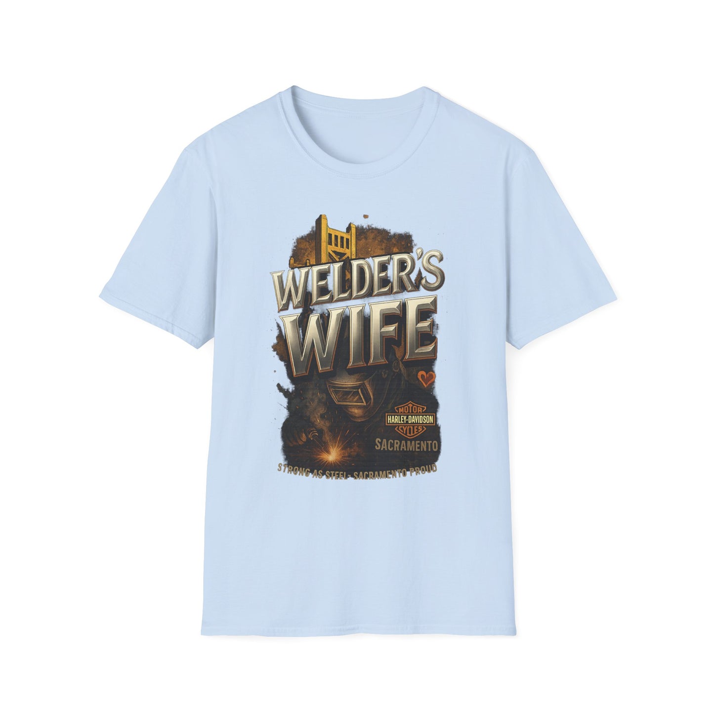 Welder's Wife Unisex T-Shirt, Celebratory Gift, Welding Family Shirt, Mother's Day, Birthday, Everyday Wear