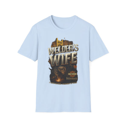 Welder's Wife Unisex T-Shirt, Celebratory Gift, Welding Family Shirt, Mother's Day, Birthday, Everyday Wear