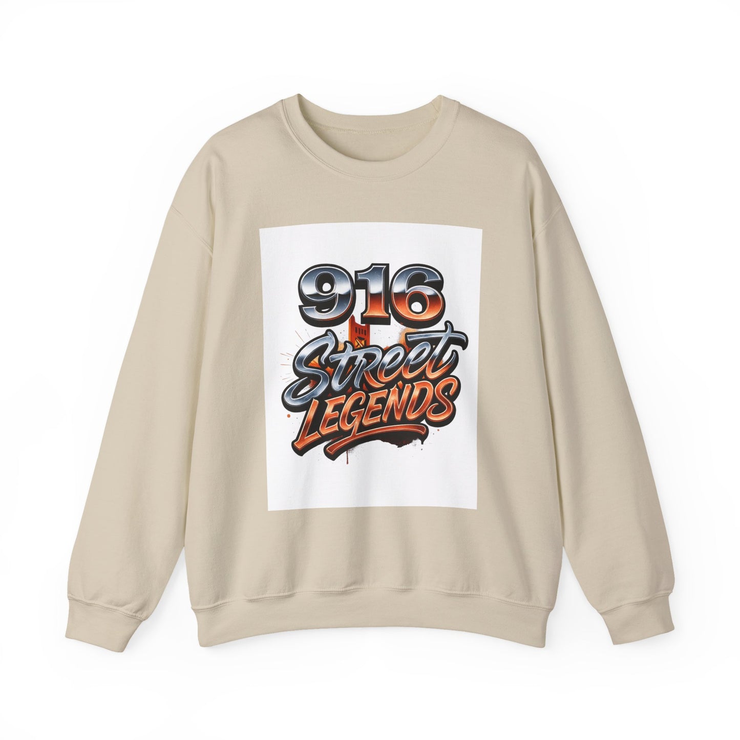 Street Legends Unisex Crewneck Sweatshirt, Urban Fashion, Cozy Streetwear, Gift for Him/Her, Casual Layering