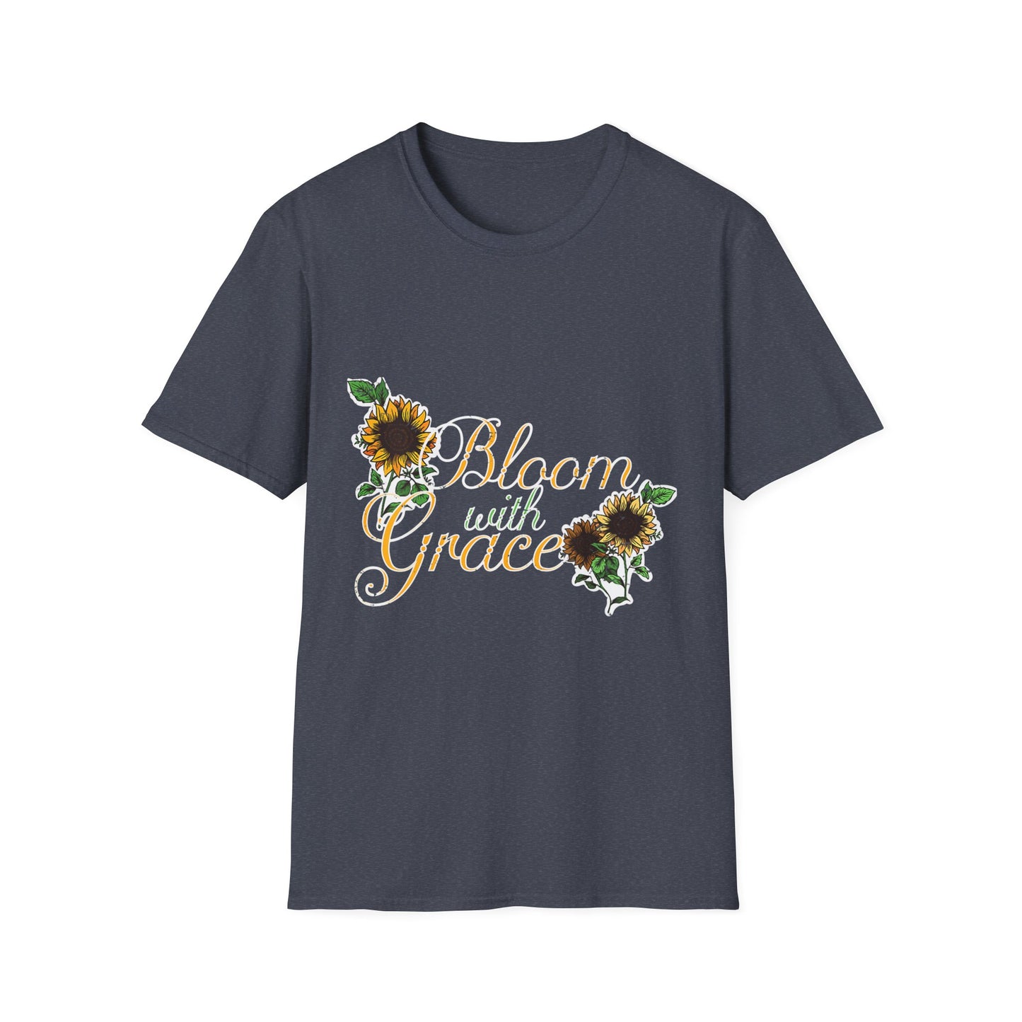 Bloom with Grace Sunflower T-Shirt for Nature Lovers