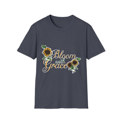 Bloom with Grace Sunflower T-Shirt for Nature Lovers
