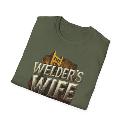 Welder's Wife Unisex T-Shirt, Celebratory Gift, Welding Family Shirt, Mother's Day, Birthday, Everyday Wear