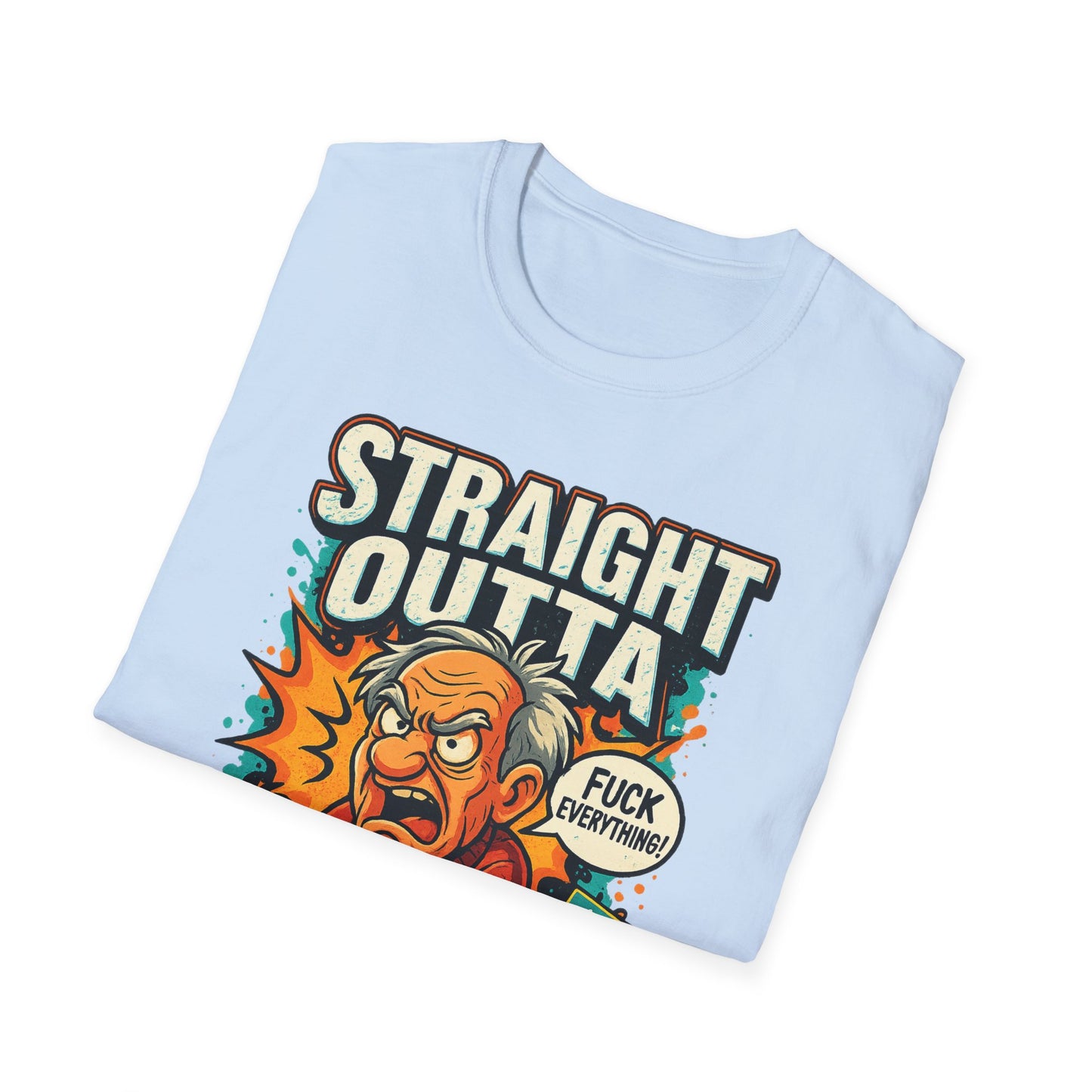 Unisex Graphic T-Shirt, Funny Quote Tee, Straight Outta Patience Shirt, Casual Wear, Gifts for Him/Her