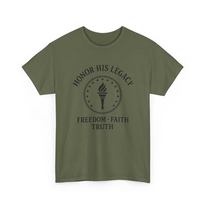 Unisex Tribute Tee - Honor His Legacy, In Memory of Loved Ones, Comfort Wear for Memorials, Faith-Based Apparel, Support Causes