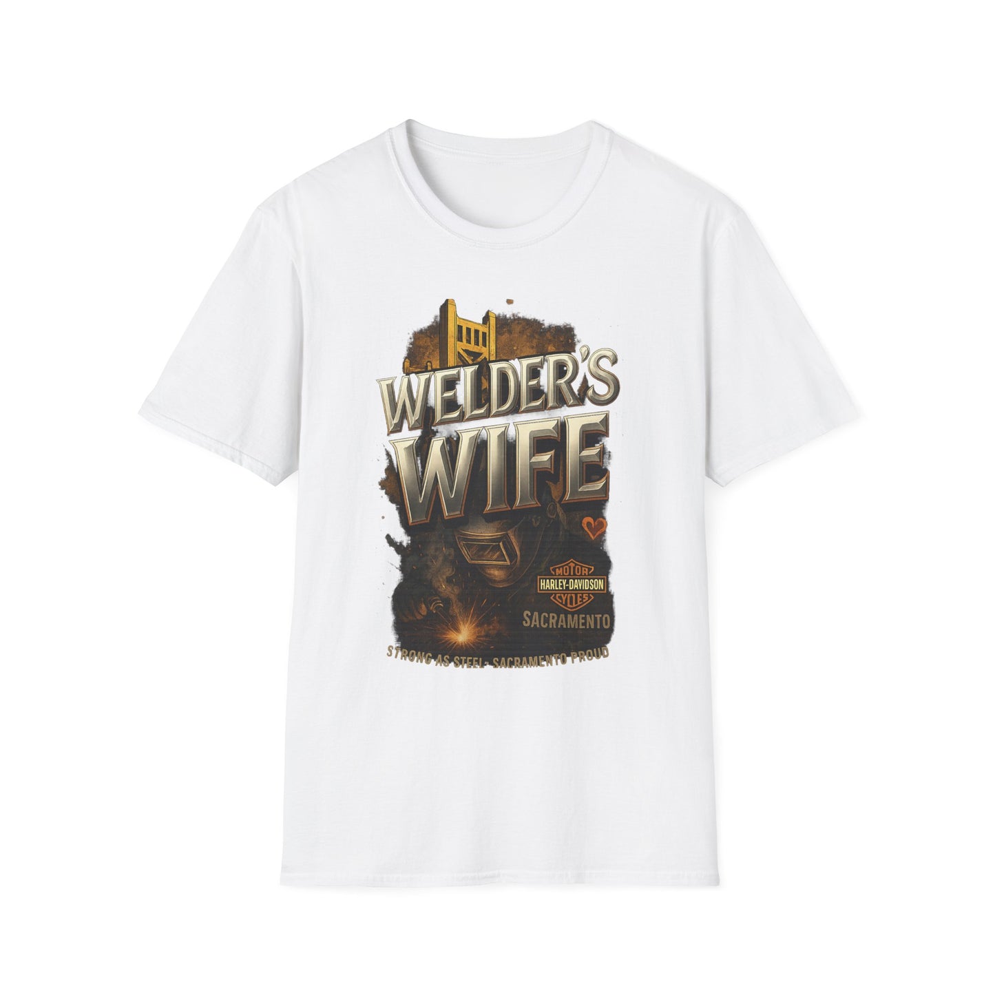 Welder's Wife Unisex T-Shirt, Celebratory Gift, Welding Family Shirt, Mother's Day, Birthday, Everyday Wear