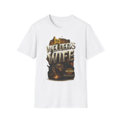 Welder's Wife Unisex T-Shirt, Celebratory Gift, Welding Family Shirt, Mother's Day, Birthday, Everyday Wear