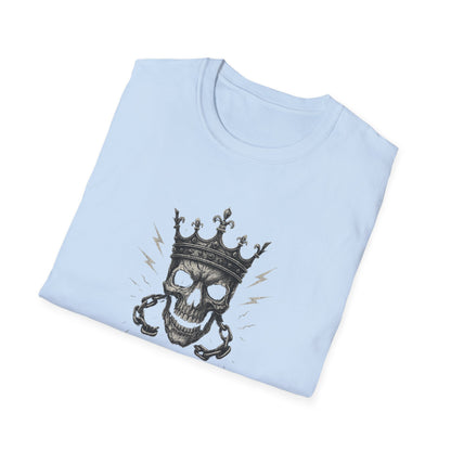 Skull Crown Unisex T-Shirt, Rule Yourself Apparel, Edgy Graphic Tee, Streetwear, Self-Empowerment Gift
