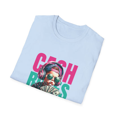 Colorful Money-Themed Unisex Softstyle T-Shirt - Perfect for Casual Wear, Gifts for Him/Her, Birthday & Hip Hop Lovers