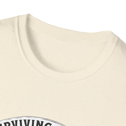 Surviving Purely Out of Spite T-Shirt | Inspirational Graphic Tee, Gift for Friends, Cool Casual Wear, Artistic Skull Design