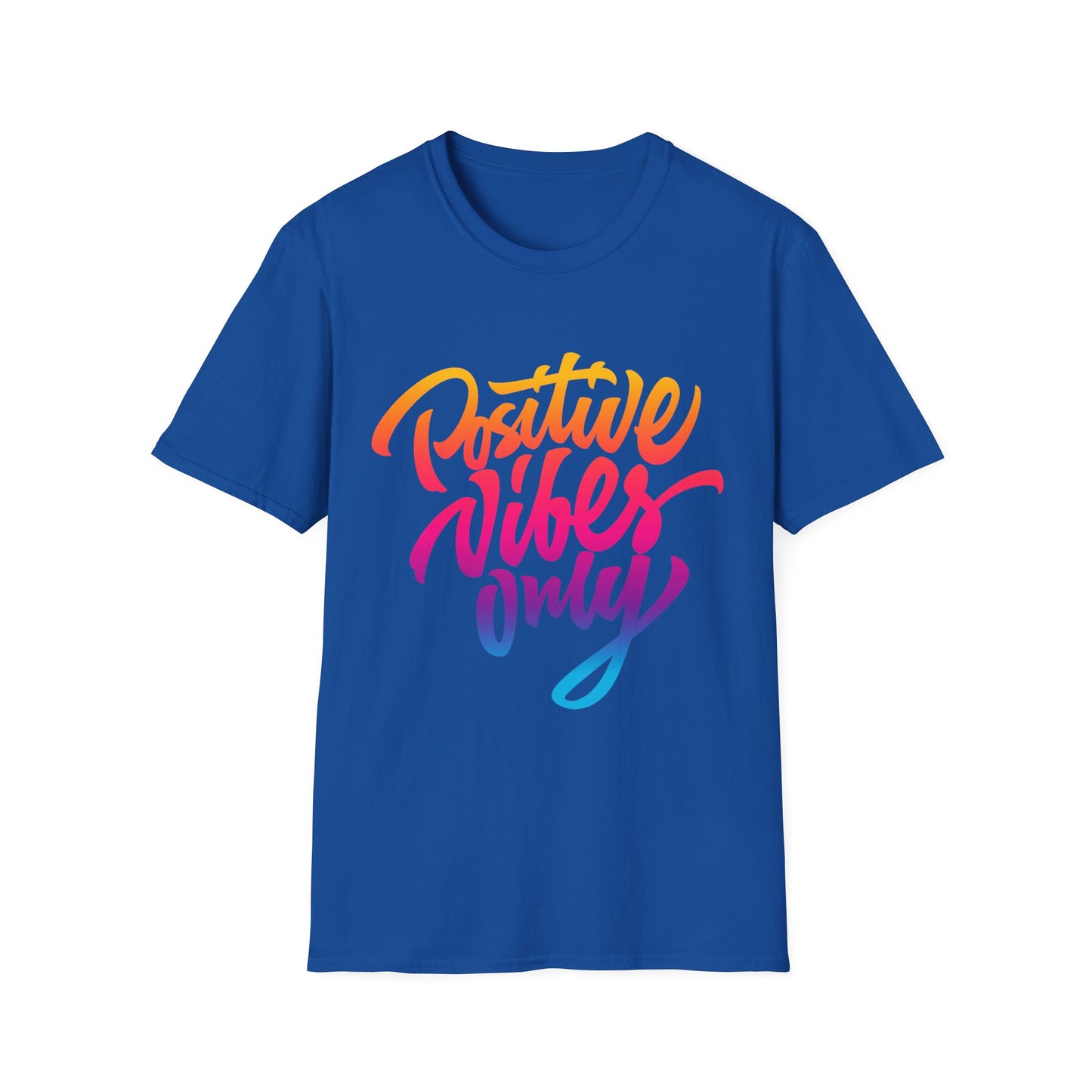Positive Vibes Unisex T-Shirt - Softstyle Tee for Everyday Comfort