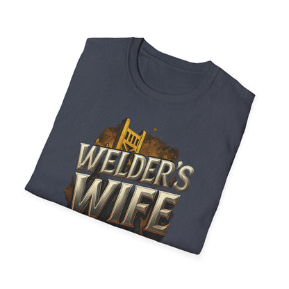 Welder's Wife Unisex T-Shirt, Celebratory Gift, Welding Family Shirt, Mother's Day, Birthday, Everyday Wear