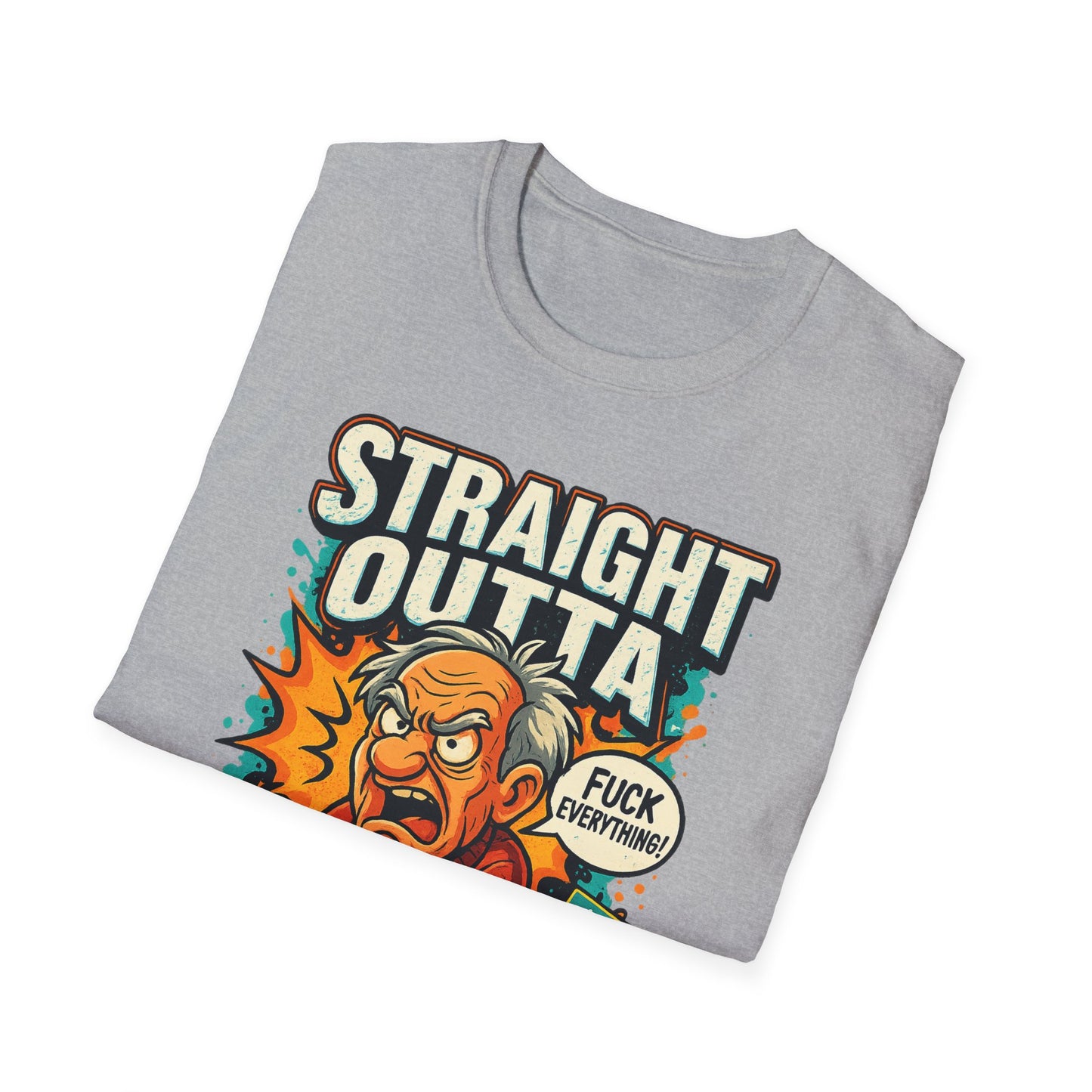 Unisex Graphic T-Shirt, Funny Quote Tee, Straight Outta Patience Shirt, Casual Wear, Gifts for Him/Her