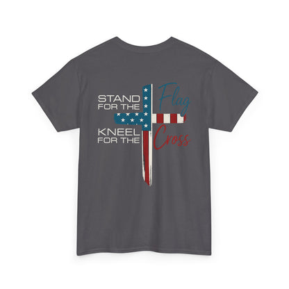 Patriotic Graphic Tee, Religious T-Shirt, Faith-Based Apparel, 4th of July Shirt, Inspirational Clothing