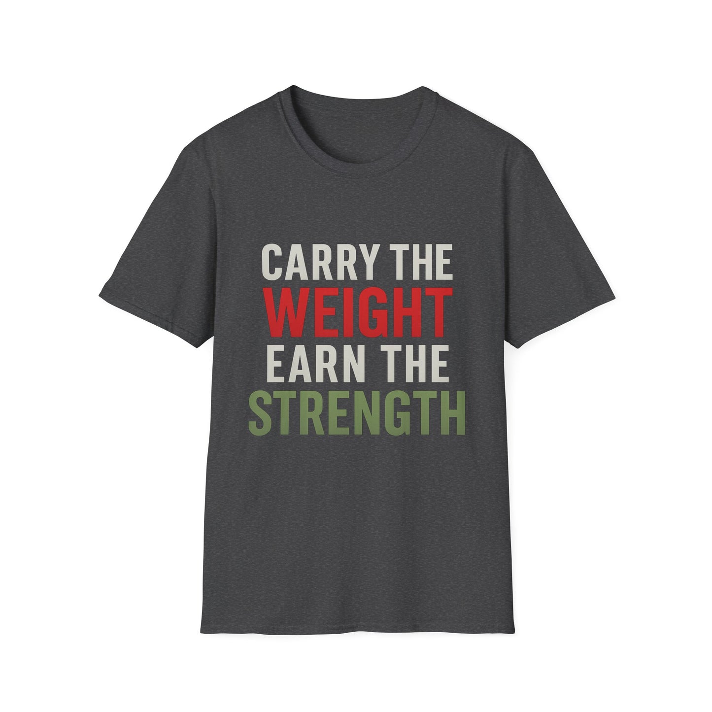 Strength Motivational T-Shirt, Gym Wear, Workout Top, Fitness Gift, Unisex Casual Tee