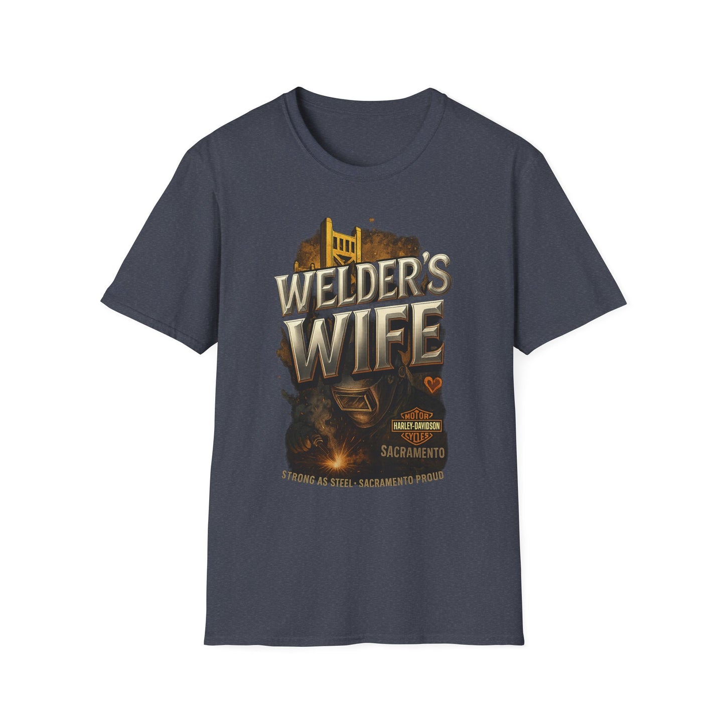 Welder's Wife Unisex T-Shirt, Celebratory Gift, Welding Family Shirt, Mother's Day, Birthday, Everyday Wear