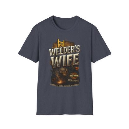 Welder's Wife Unisex T-Shirt, Celebratory Gift, Welding Family Shirt, Mother's Day, Birthday, Everyday Wear