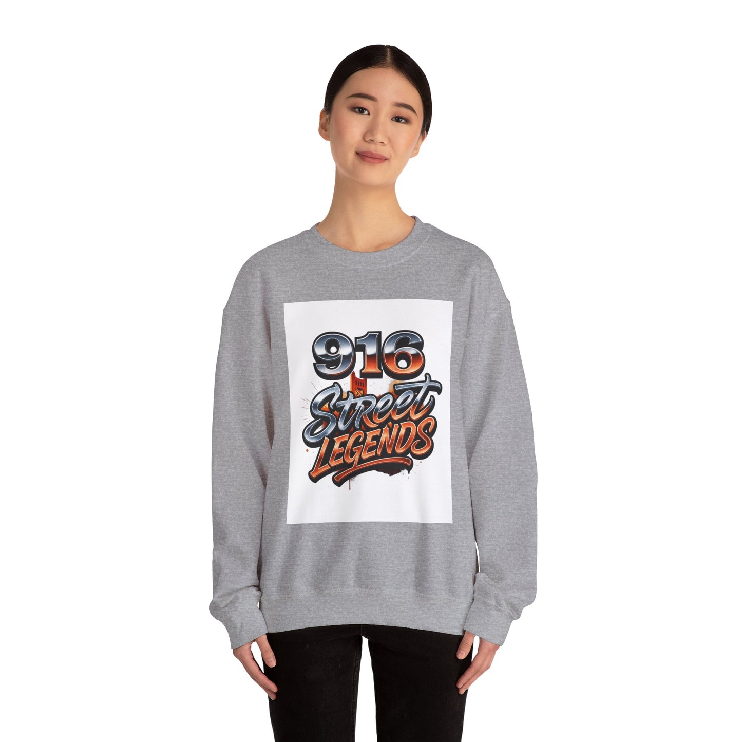 Street Legends Unisex Crewneck Sweatshirt, Urban Fashion, Cozy Streetwear, Gift for Him/Her, Casual Layering