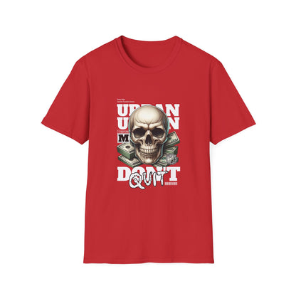 Urban Skull Graphic T-Shirt, Casual Style, Unisex Tee, Festival Wear, Gift for Friends, Streetwear, Halloween Fashion