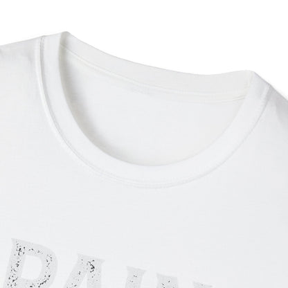 Motivational Skull T-Shirt, Unisex Softstyle Tee, Workout Apparel, Fitness Gift, Casual Wear, Pain is Fuel Design