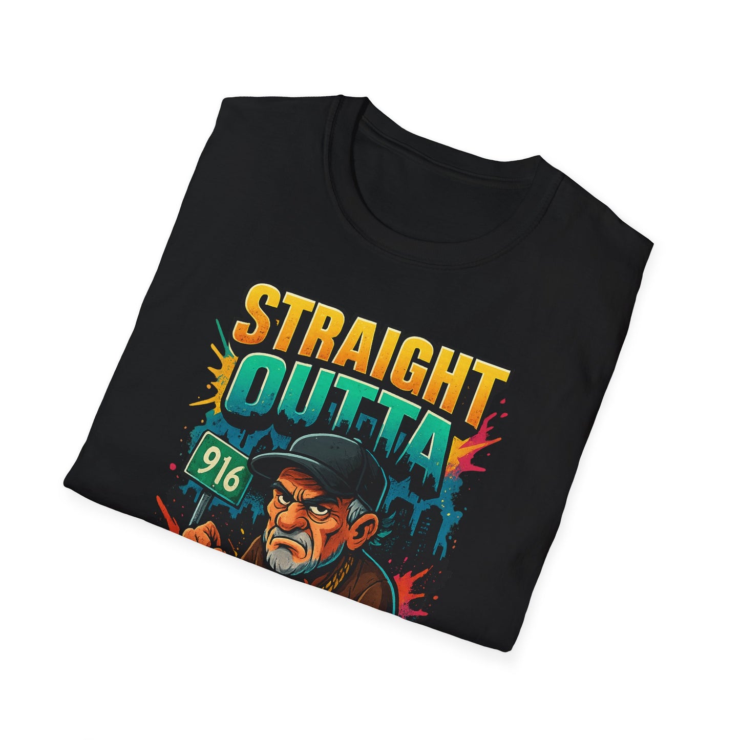 Straight Outta Patience Unisex T-Shirt - Funny Graphic Tee for Men and Women, Gift for Birthdays, Anniversaries, Casual Wear, Humor Fashion