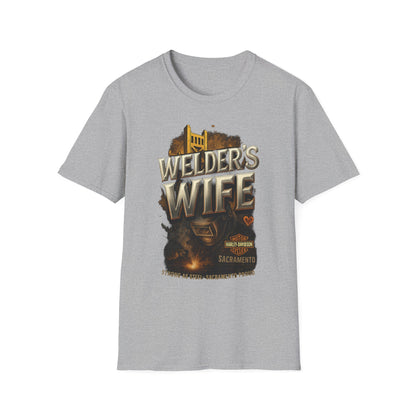 Welder's Wife Unisex T-Shirt, Celebratory Gift, Welding Family Shirt, Mother's Day, Birthday, Everyday Wear