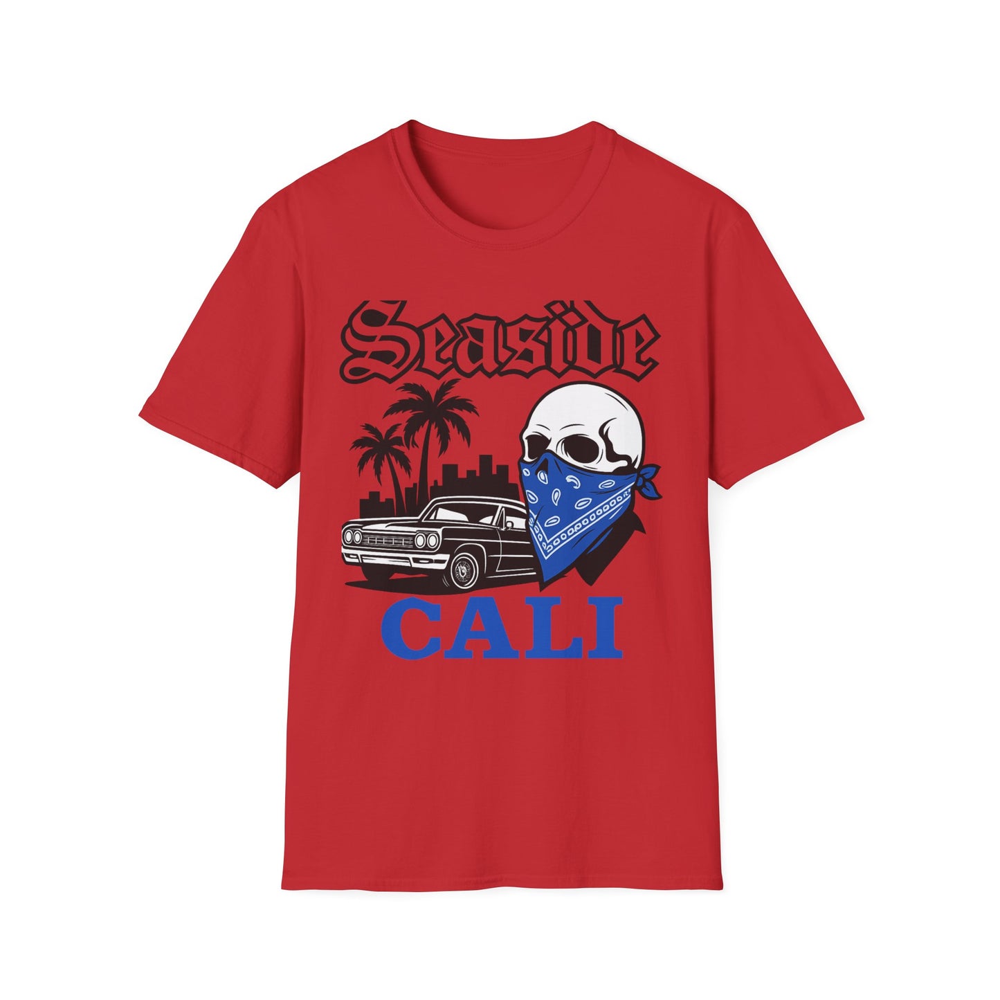 Cali Vibes Graphic Tee | Unisex Softstyle T-Shirt, Seaside Shirt, Casual Wear, Beach Life, Gift for Him/Her