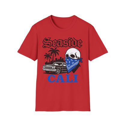 Cali Vibes Graphic Tee | Unisex Softstyle T-Shirt, Seaside Shirt, Casual Wear, Beach Life, Gift for Him/Her