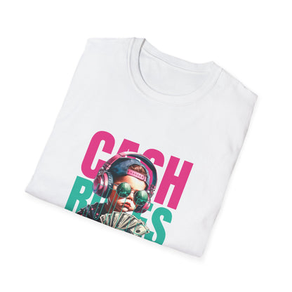 Colorful Money-Themed Unisex Softstyle T-Shirt - Perfect for Casual Wear, Gifts for Him/Her, Birthday & Hip Hop Lovers