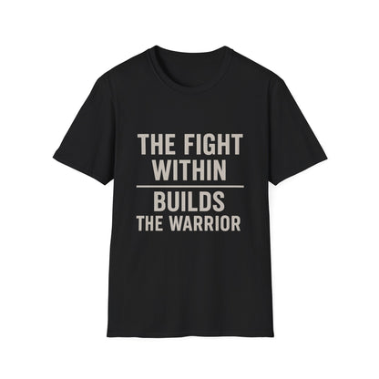 Warrior Spirit T-Shirt - Motivational Shirt, Inspirational Gift, Relaxed Fit Tee, Casual Wear, Fitness Apparel