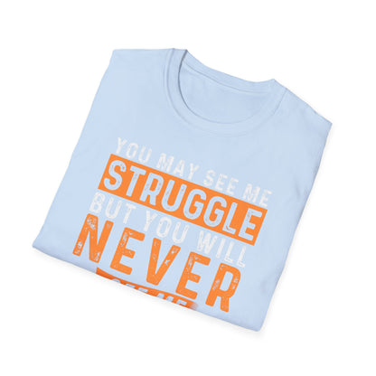 Motivational Quote T-Shirt - 'Never Quit' Inspiration