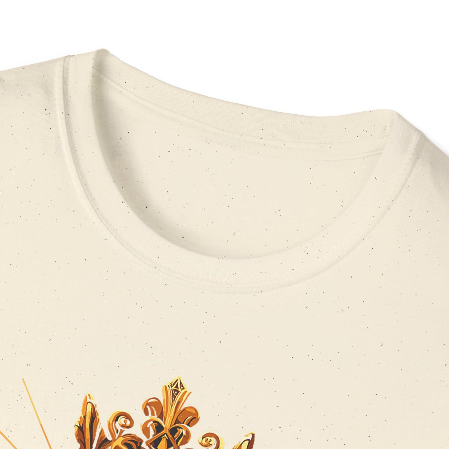 Christ is King Graphic T-Shirt, Faith-Based Tee, Unisex Softstyle Shirt, Christian Apparel, Inspirational Gift for Holidays