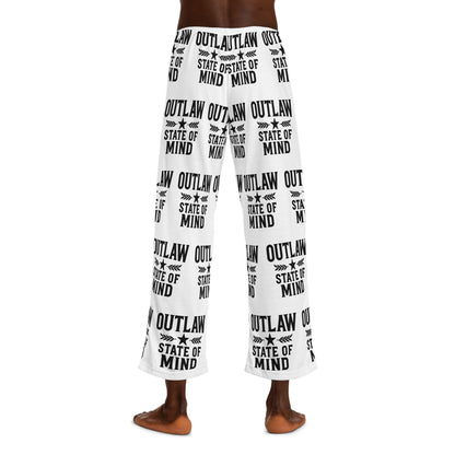 Men's Outlaw Pajama Pants, Relaxed Sleepwear, State of Mind Lounge Pants, Gifts for Him, Cozy Homewear, Casual Nightwear