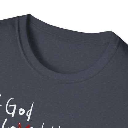 Faith-Inspired Unisex Softstyle T-Shirt - John 3:16 Love Graphic